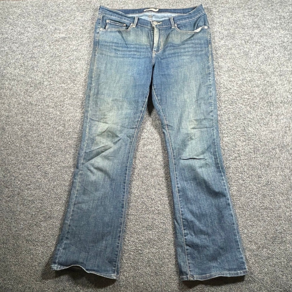 Levi's Jeans Womens Size 16M Blue Classic Bootcut Viscose Blend Denim Stretch